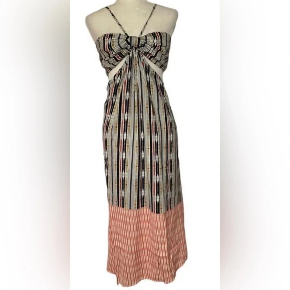 Anthropologie halter maxi cutoff dress - Picture 1 of 9